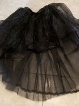 Robe gothique bustier noir brodé Punk Rave