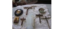 Croix, crucifix, ste Thérèse, Vierge de la Garde....