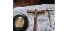 Croix, crucifix, ste Thérèse, Vierge de la Garde....