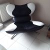 Fauteuil de salon en cuir
