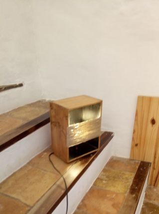 Lampe bois 