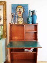 Secrétaire bureau vintage scandinave 50's