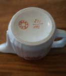 pichet en porcelaine allemande motif floral 