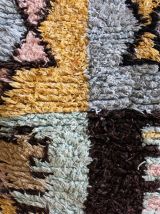 Tapis azilal vintage en laine