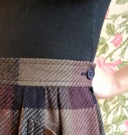 Camille - Jupe midi taille haute vintage Yves Saint Laurent