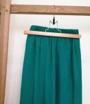 Régine - Jupe vintage taille haute élastiquée laine côtelée
