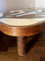 Table basse signée Capron modèle Shogun