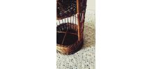 porte bouteille rotin - Bar -panier en osier-