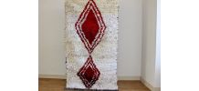 Tapis boucherouite berbère tissé main au Maroc
