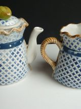 Théière et Pot de lait