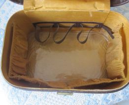 Vanity case Cuir marron 