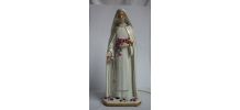 Vierge lampe porcelaine