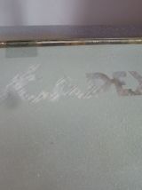 Aquarium ancien en inox et zinc