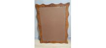 cadre bois miroir vintage art deco