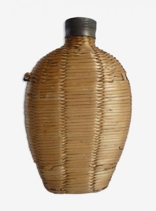 Bouteille paille tressée