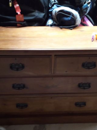 commode bois 
