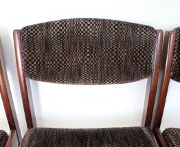 Suite de 4 chaises vintage SEVENTIES 1970