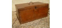 boite  en  bois , vintage  des  années 1950-1960