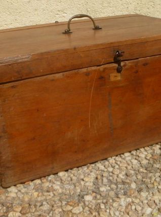 boite  en  bois , vintage  des  années 1950-1960