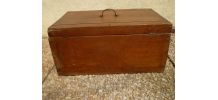 boite  en  bois , vintage  des  années 1950-1960