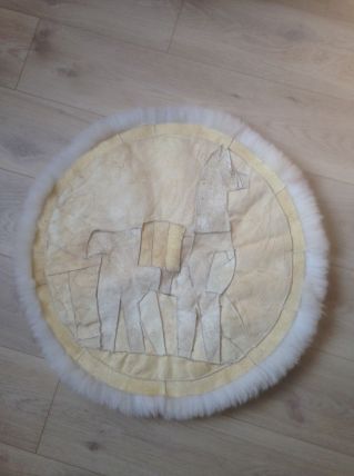 TAPIS Laine LAMA  Origine Pérou