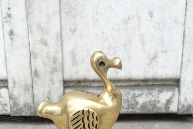 Dodo en laiton 