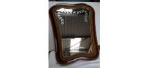 miroir graver vintage 1920