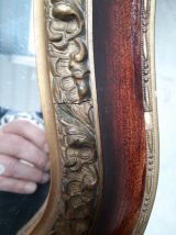 miroir graver vintage 1920