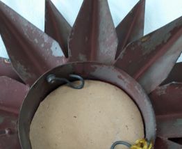 miroir soleil 1960  vintage