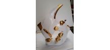 grand poisson porcelaine art deco