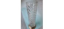 grand vase cristal tailler art deco