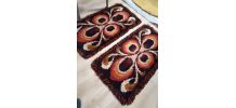 tapis  de lit 70s  vintage