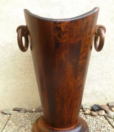 Porte parapluie ancien en bois ,vintage
