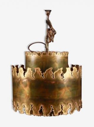Lampe en laiton Svend Aage Holm Sorensen