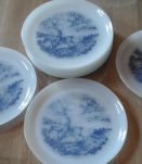 Service d’assiettes vintage motif Chasse à Courre