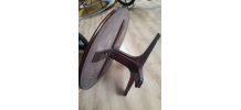 table basse acajou massif 1950