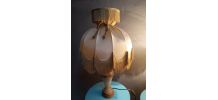 2 lampes en albatre style 1900