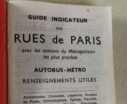 Guide des rues de Paris