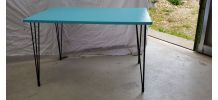 table de cuisine vintage deco 