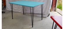 table de cuisine vintage deco 