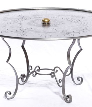 Table basse upcycling  d'inspiration industrielle - Ryad