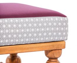 Duo de tabourets relookés - Ryad