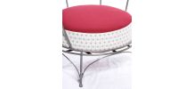 Fauteuil bas relooké en métal - Ryad