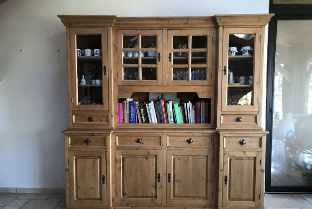 Meuble, bahut, buffet style chalet
