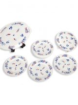Service gâteaux 10 assiettes à desserts + plat Badonviller 