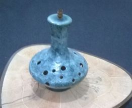 Pied de lampe vintage en céramique
