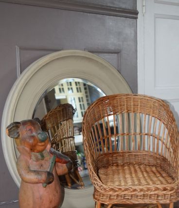 Fauteuil en rotin d'enfant
