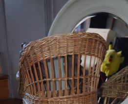 Fauteuil en rotin d'enfant