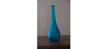 Bouteille bleue vintage