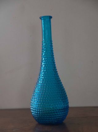 Bouteille bleue vintage